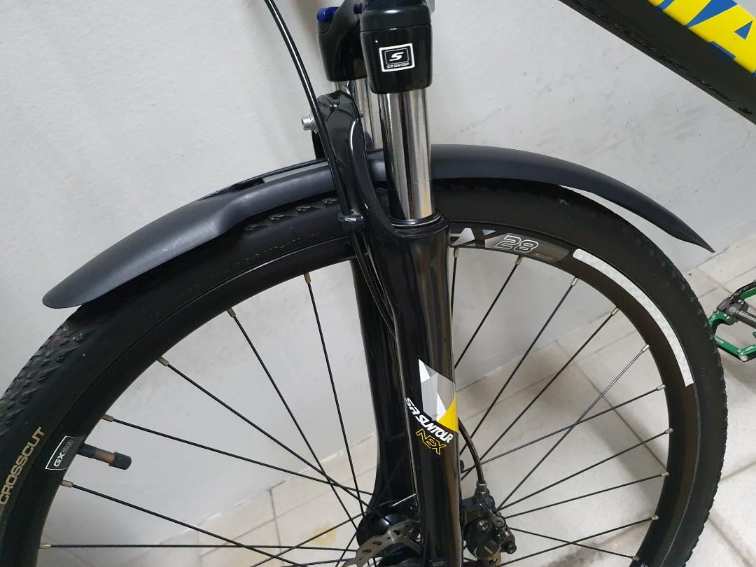 btwin cycle mudguard