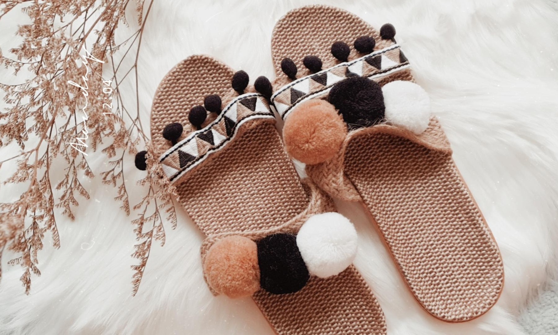 Next pom sale pom slippers