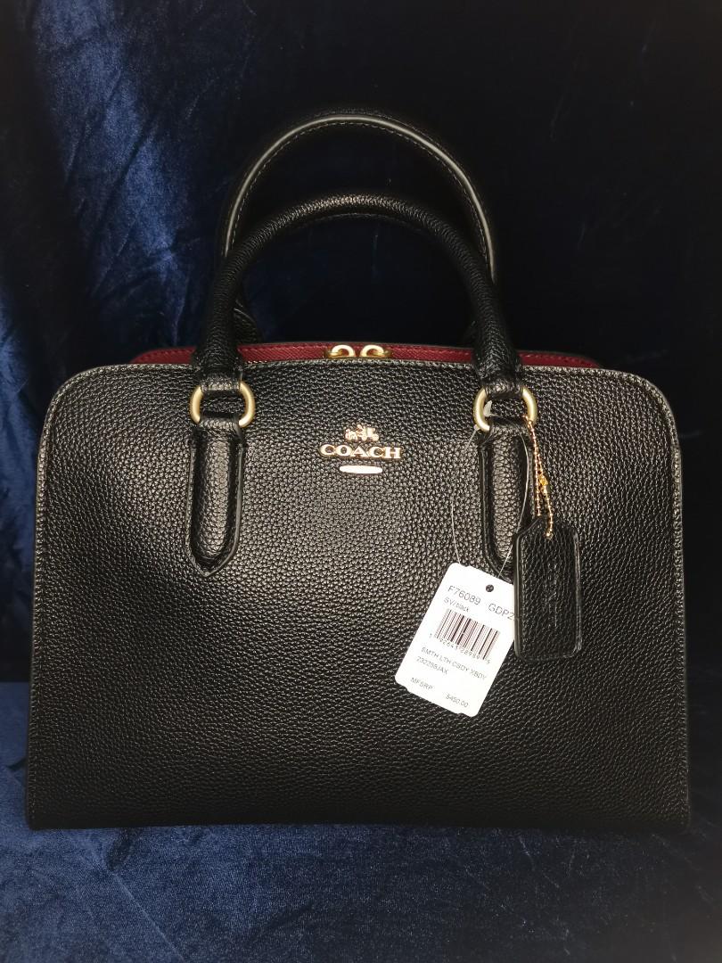Coach Channing Carryall Two Tone in Peble Leather, Luxury, Bags & Wallets  on Carousell