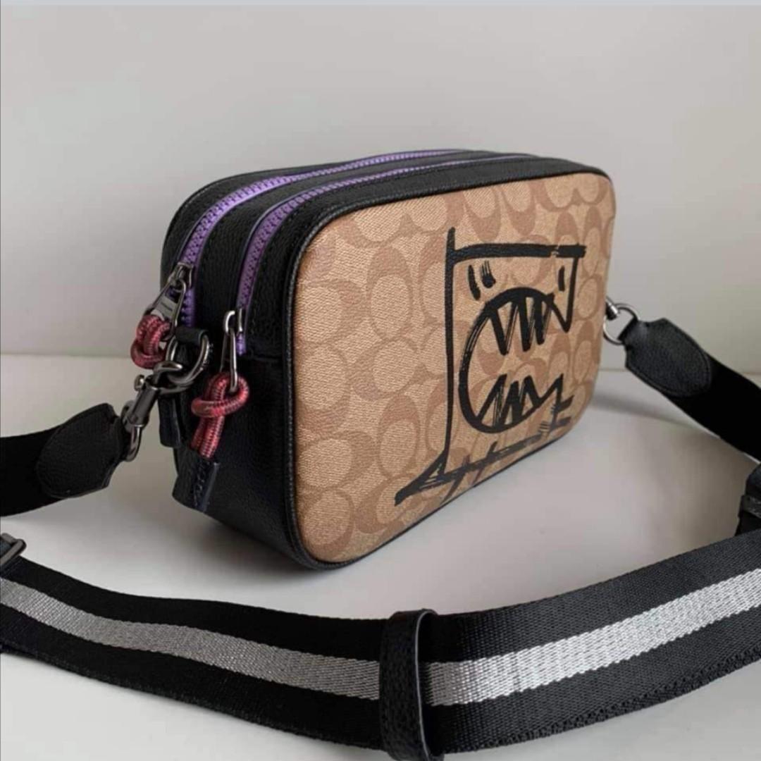 Vale jes crossbody in signature discount canvas with rexy by guang yu