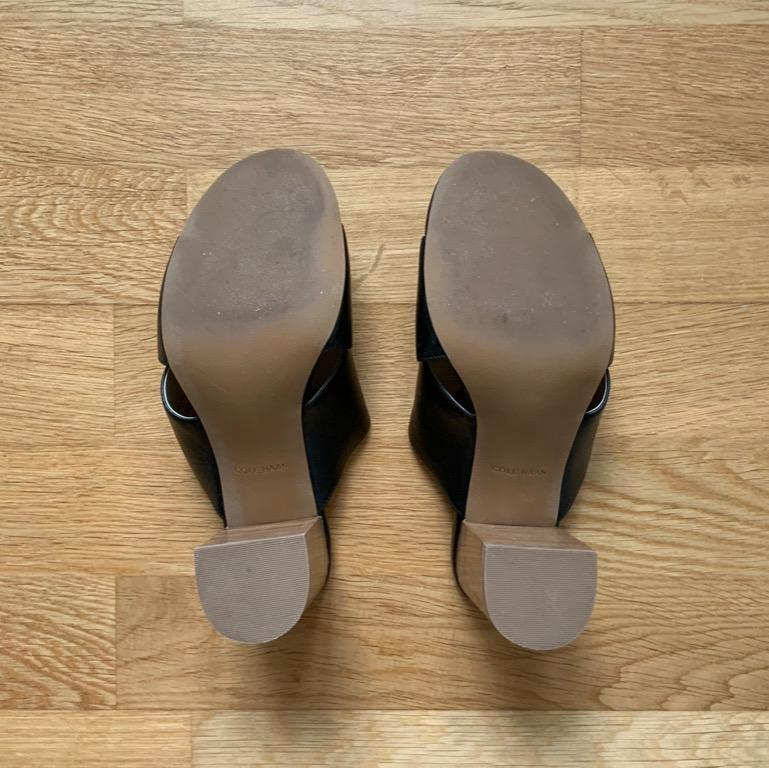 Cole Haan Gabby Crisscross Block Heel Sandal Shoes Black US 6.5, Women ...