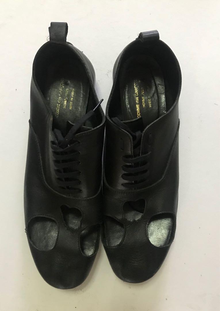 Cdg leather shoes cheap
