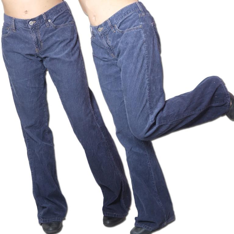 dark blue corduroy pants womens
