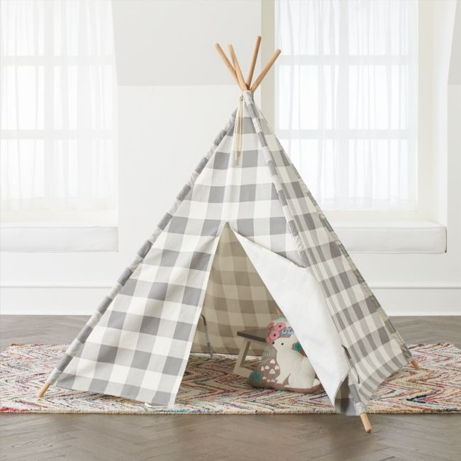 Crate and kids teepee top