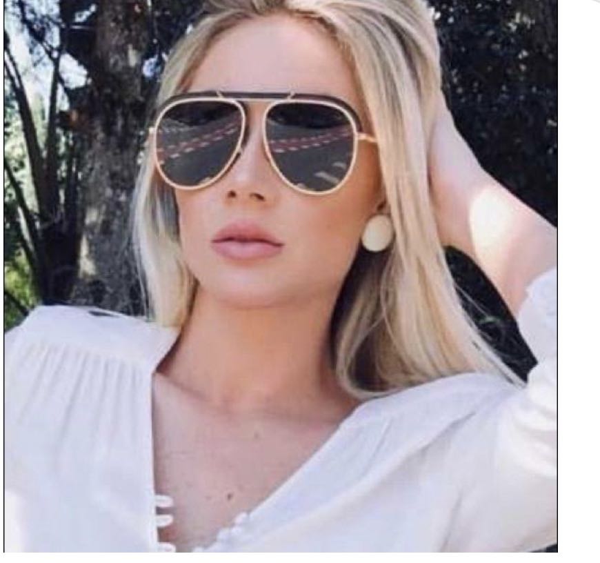 Dior desertic sunglasses in ivory, Men 