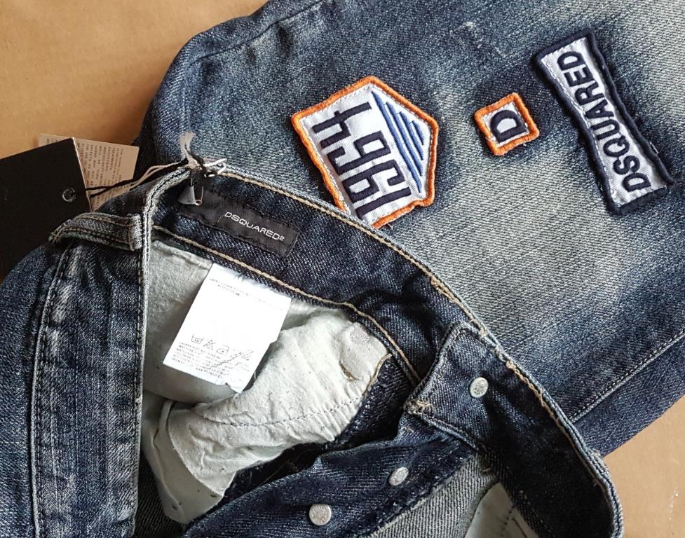 Dsquared D2 Designer Denim Jeans Dsquared2 patches ITALY Luxury Apparel on Carousell