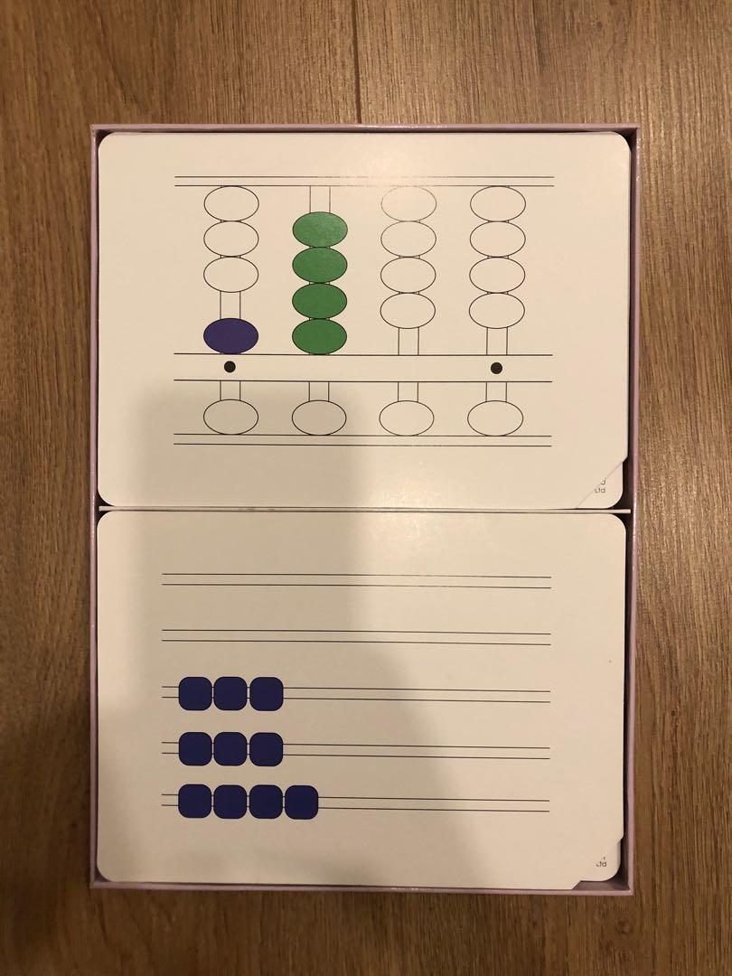 Flashcards abacus card , Hobbies &amp; Toys, Books &amp; Magazines, Children's ...