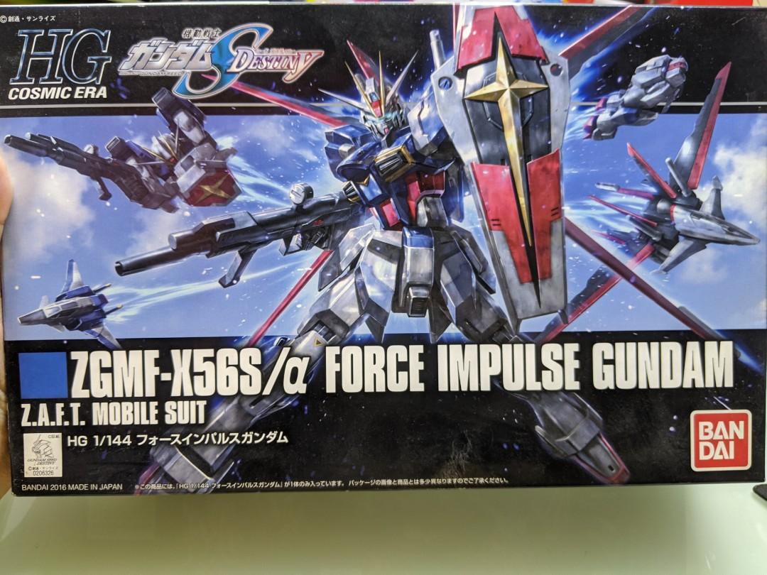Force Impulse Gundam Hg Toys Games Bricks Figurines On Carousell