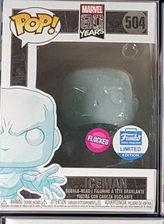 flocked iceman funko