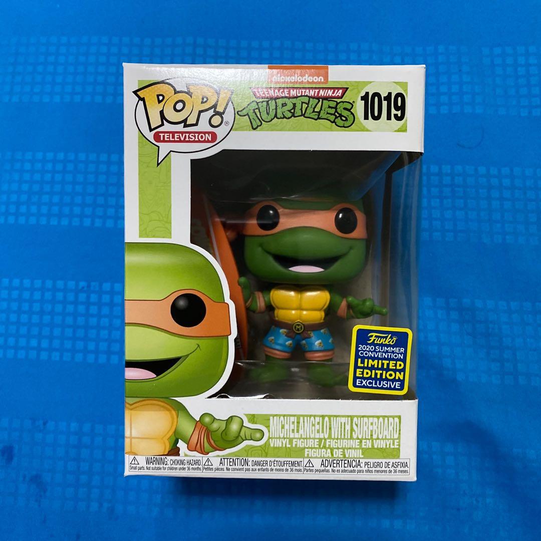 michelangelo with surfboard funko