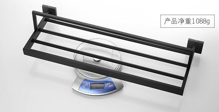 German Towel Rail Stainless Steel Black, Furniture u0026 Home Living, Bathroom  u0026 Kitchen Fixtures on Carousell