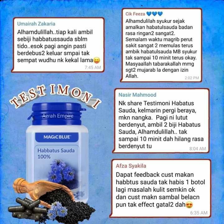 Habbatussauda Magicblue Health Nutrition Health Supplements Vitamins Supplements On Carousell