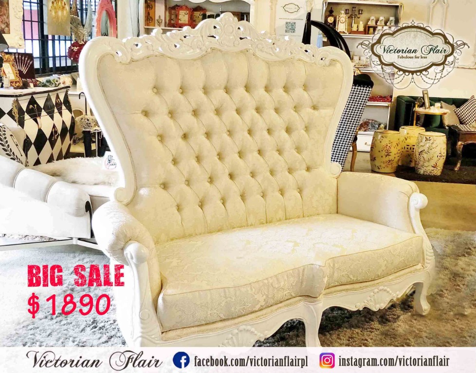 Victorian Flair Furniture, Victorian Living Room Furniture Collection Singapore