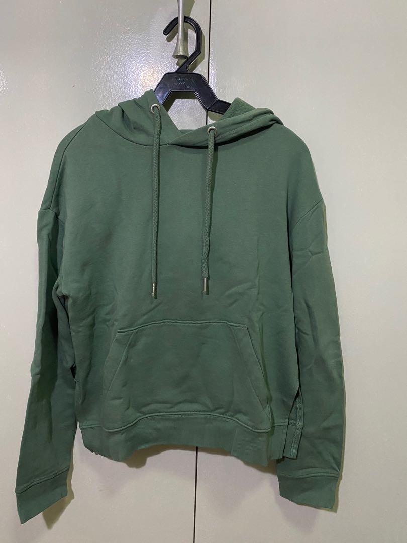 H M Basic Hoodie Women S Fashion Clothes Outerwear On Carousell