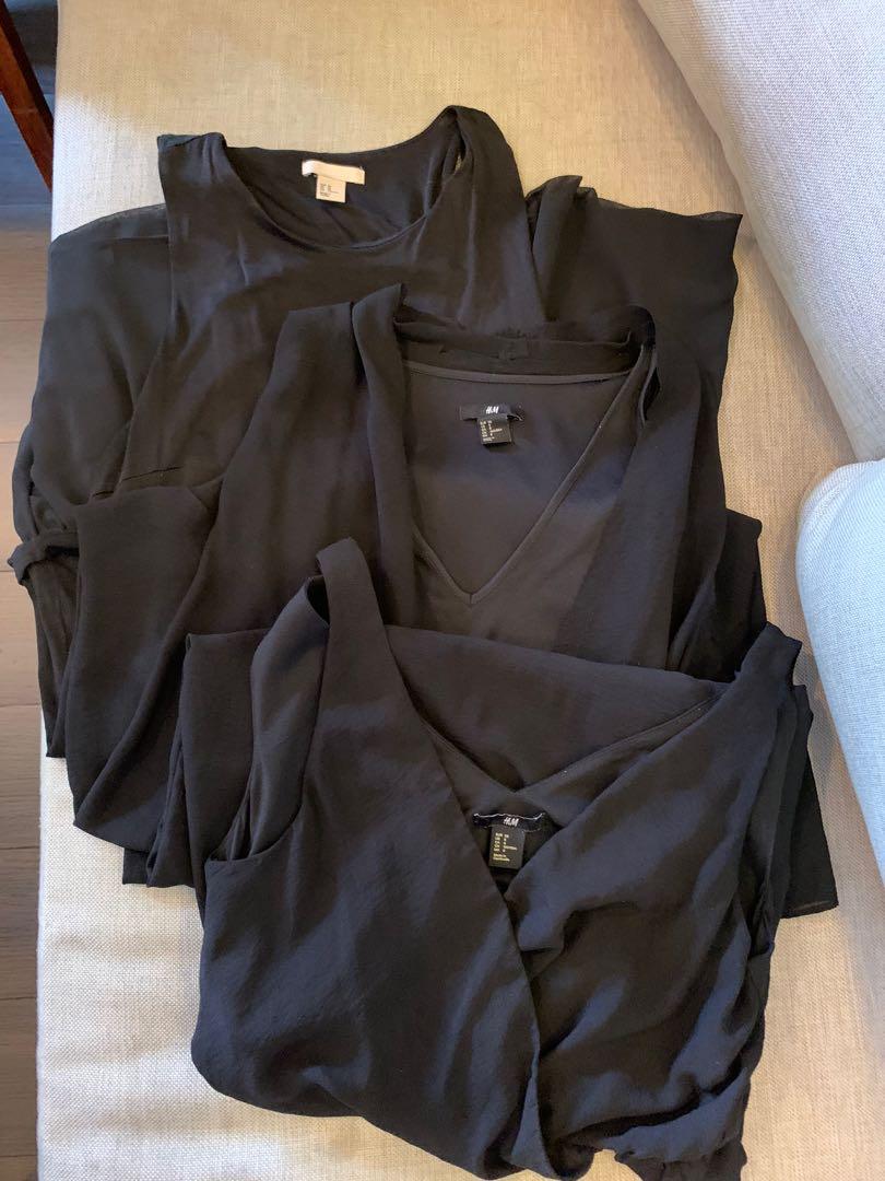 H&M Black Dresses (Category: Dresses) located in Pasig City. Submitted by macmalba (Listing ID 1029150005, Image 1). Description: H&M little black dresses Gently used Refer to photos for sizes Take all for 700.