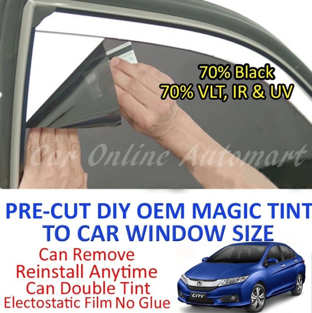 Honda City Magic Tinted Solar Window 85 Black Honda City 2014 2018 Rear Window Only 1pc Auto Accessories On Carousell