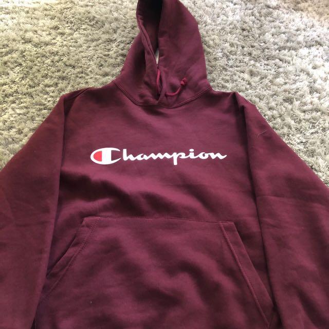Hoodie champion maroon store