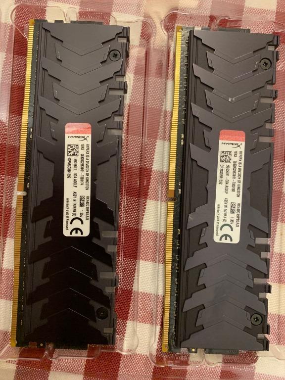 DDR4 4000MHz 8GB 4 RGB XMP Memory HyperX Predator HX440C19PB3A 8
