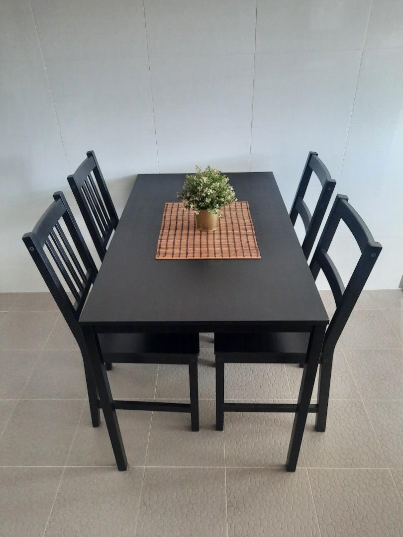 Ikea Dining Table Set W Free Delivery Furniture Tables Chairs On Carousell
