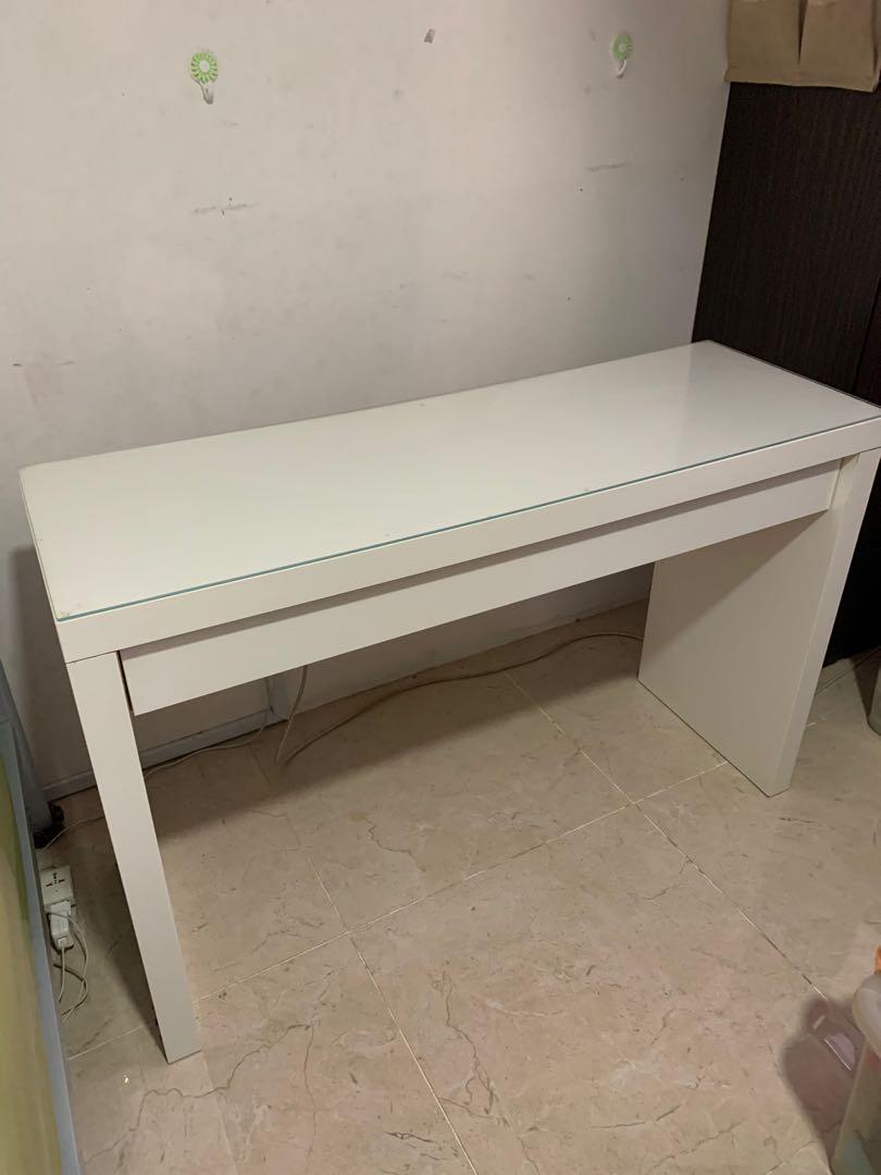 Ikea Malm Dressing Table Furniture Tables Chairs On Carousell I wanted to submit a project of mine which consisted of converting a $150 malm dressing table into a desk. carousell