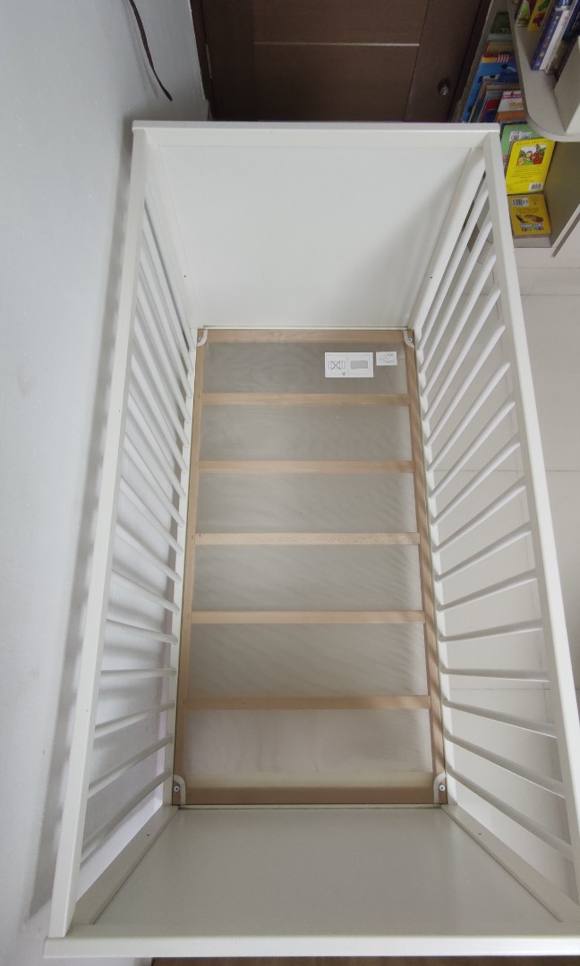 Ikea Smagora White Used Baby Cot Crib Frame Babies Kids Cots Cribs On Carousell
