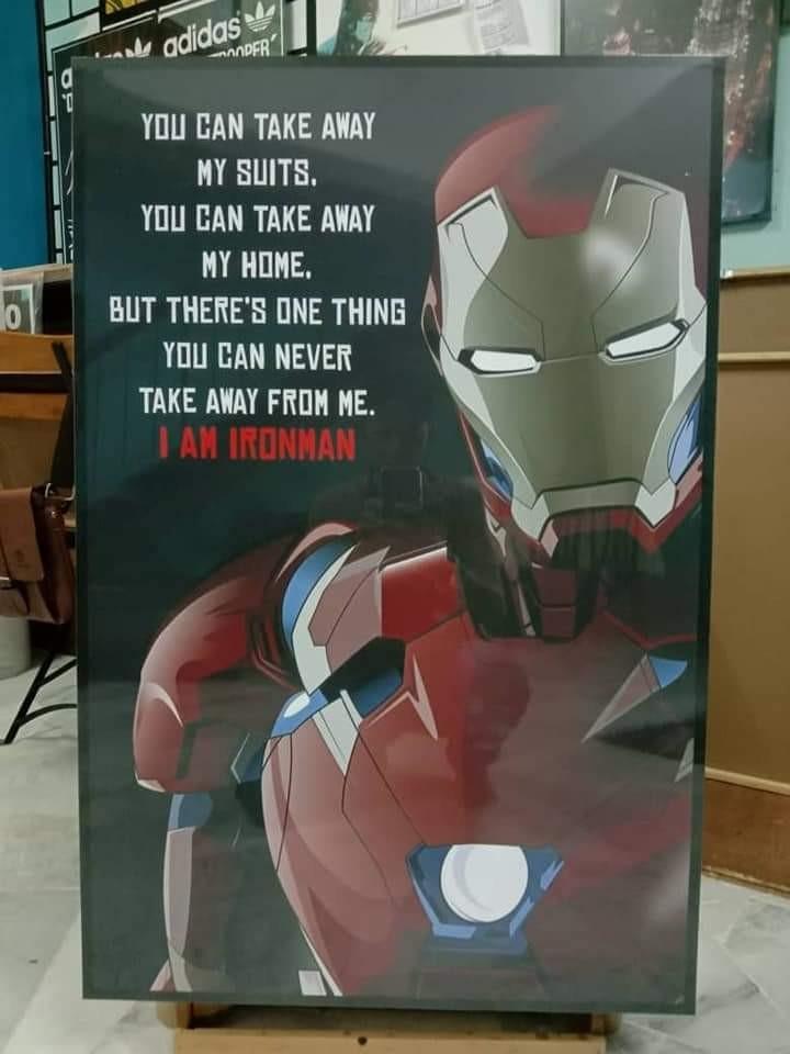 Adidas iron shop man quotes
