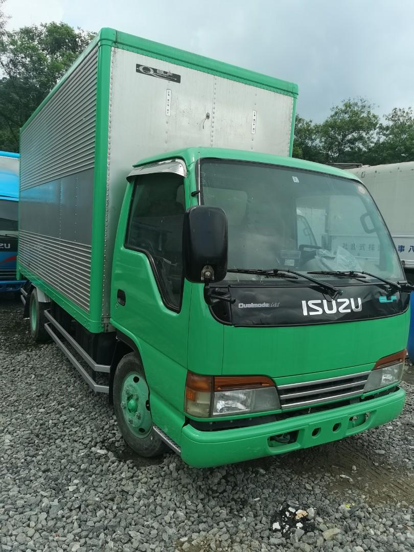 Download Isuzu elf close van 14ft trucks four sale Subic, Special Vehicles, Heavy Vehicles on Carousell
