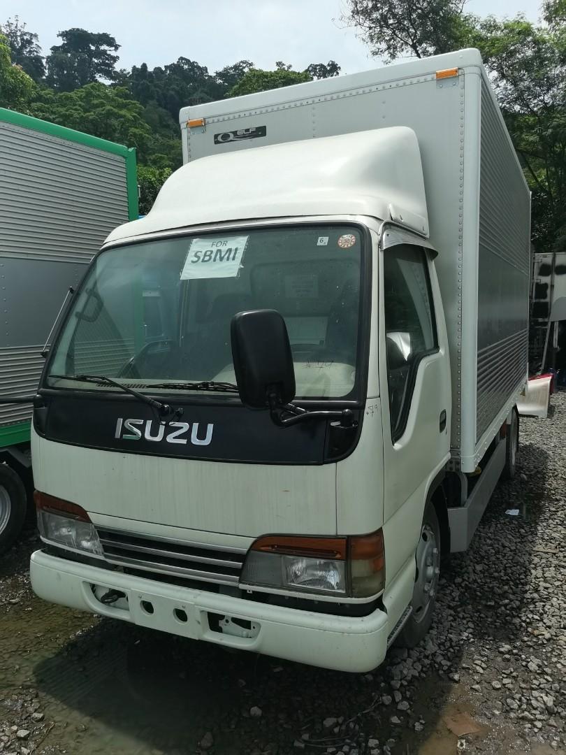 Download Isuzu elf close van 14ft trucks four sale Subic, Special Vehicles, Heavy Vehicles on Carousell