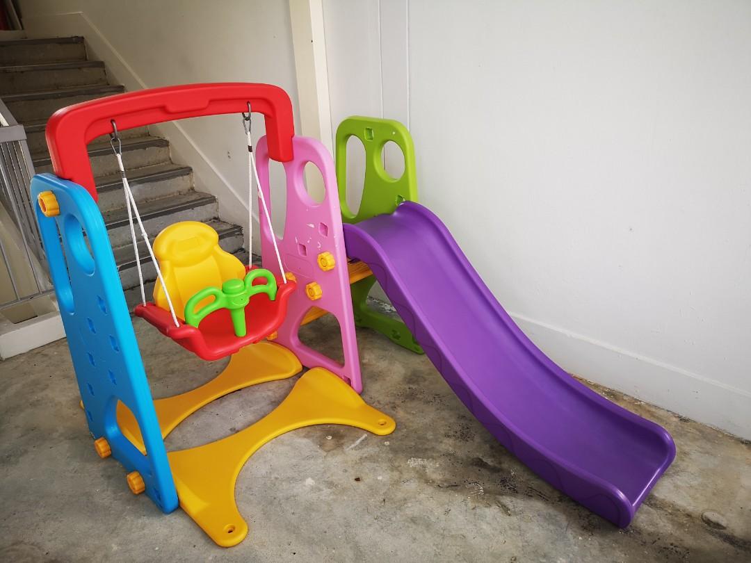 Little tikes swing set used top