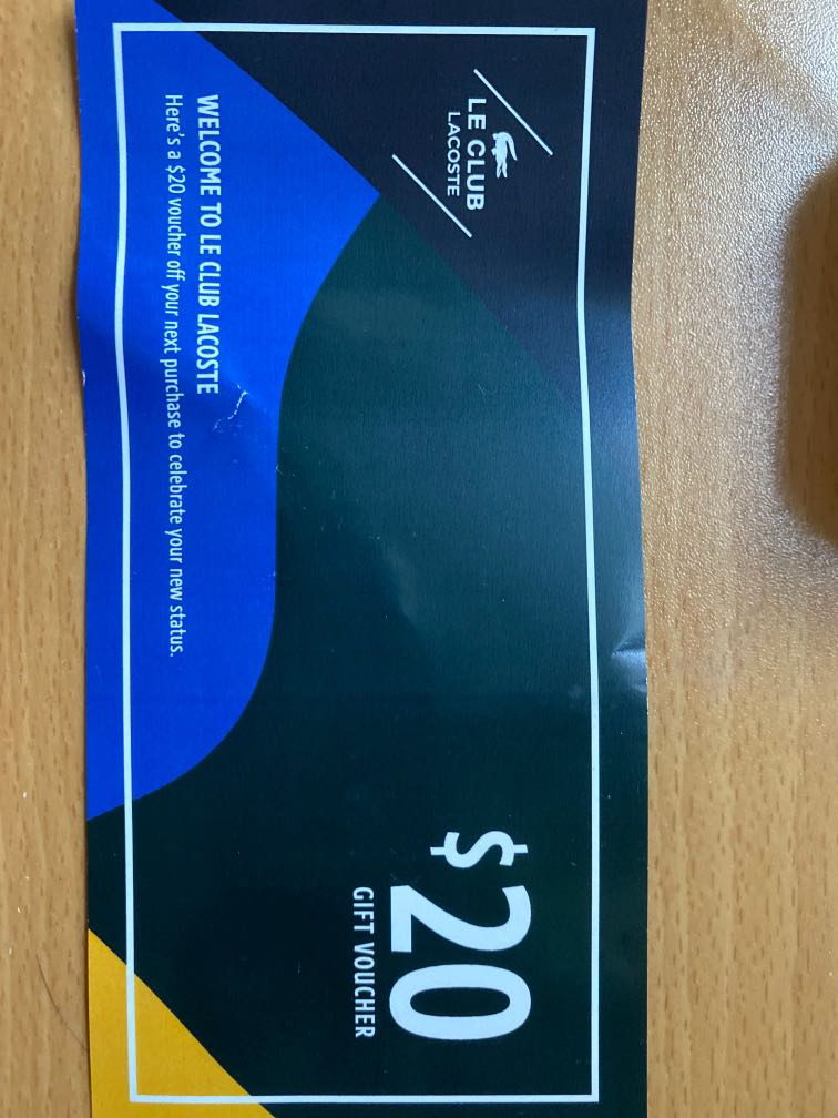 lacoste voucher