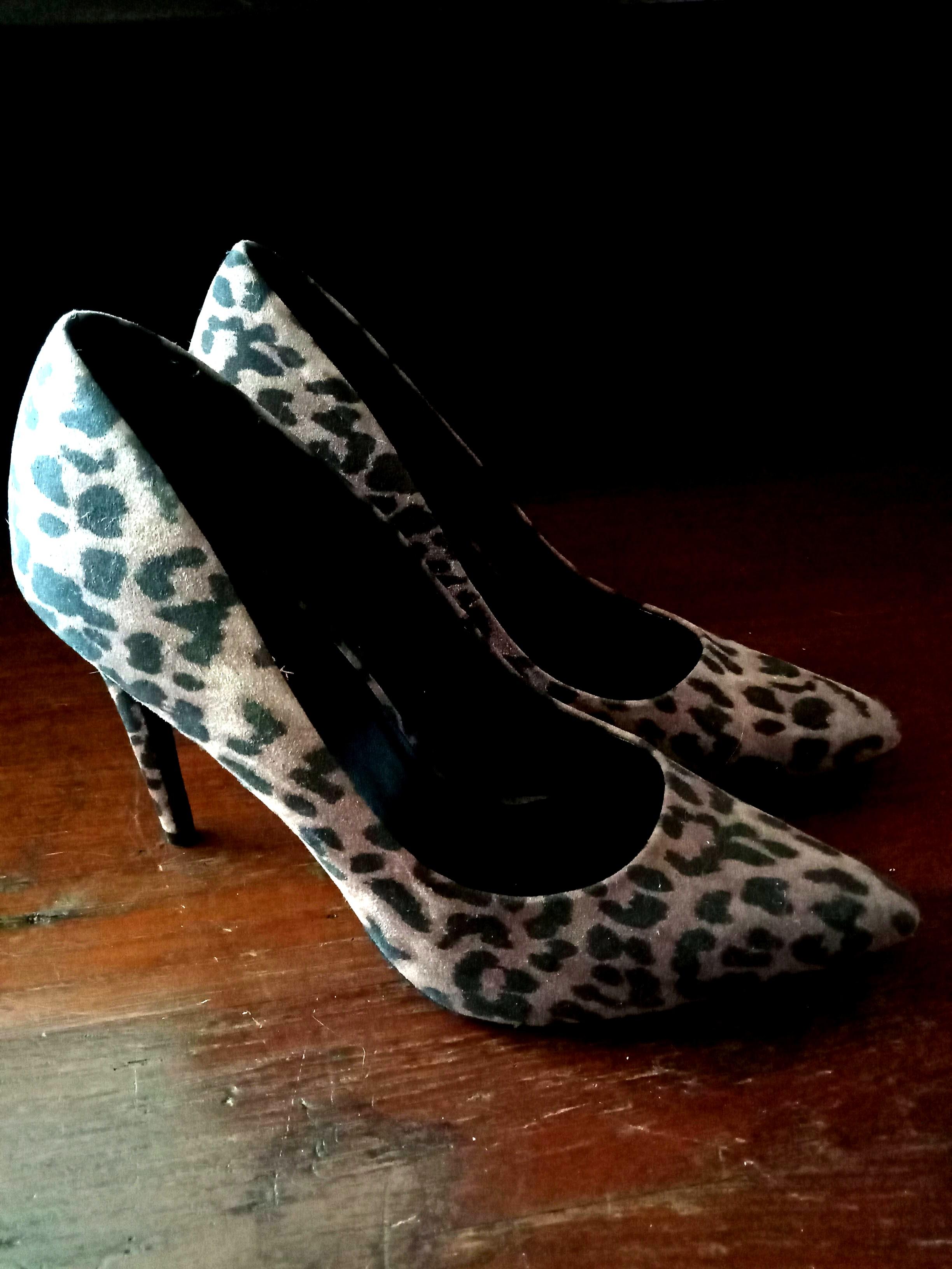 3 inch leopard print heels