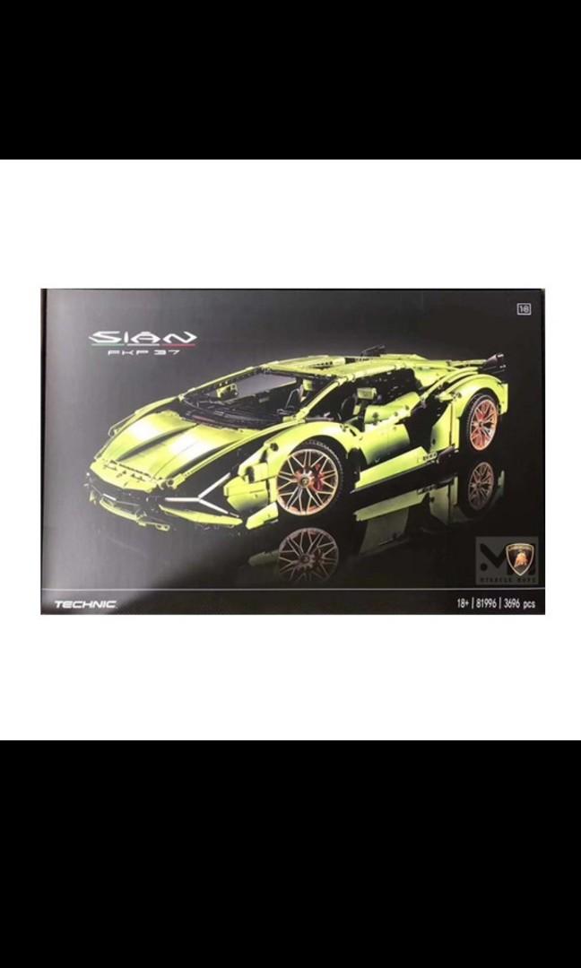Lepin King 81996 Technic Lamborghini Sian FKP 1:8, Hobbies Toys