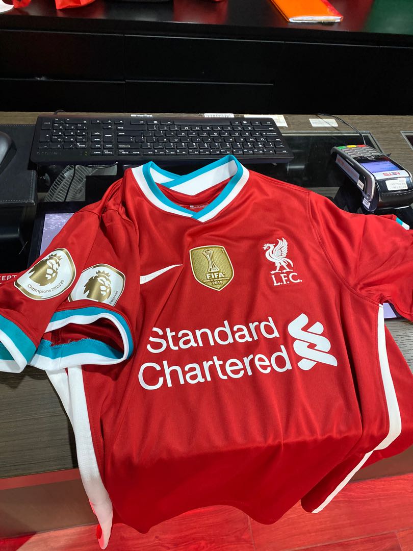 Liverpool 2020 2021 Home Kit Sports Sports Apparel On Carousell