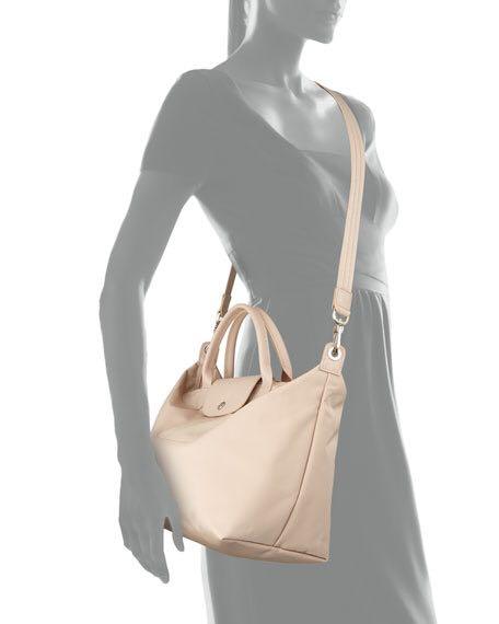 longchamp le pliage neo beige