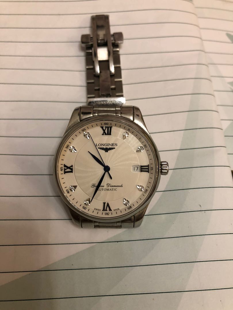 Longines sales genuine diamonds