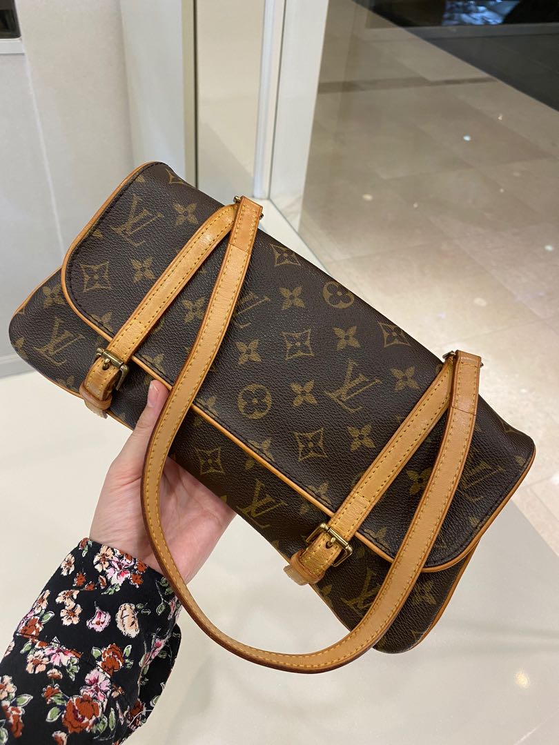 LOUIS VUITTON Monogram Pochette Marelle Pouch M51159 LV Auth