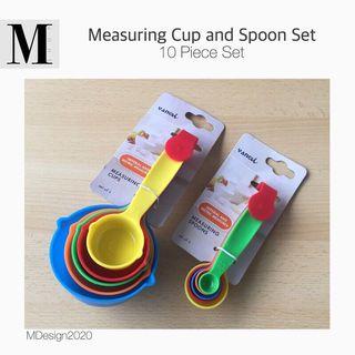 Measuring Cup and Spoon Set, 10pc Set