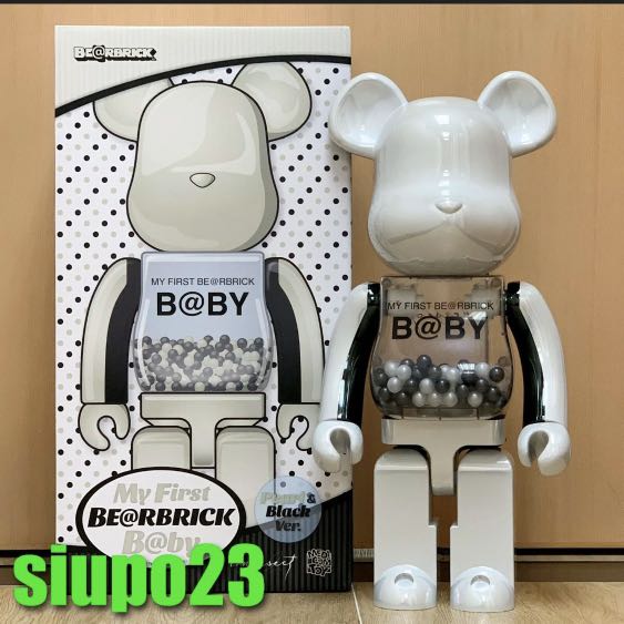 新品未開封 MY FIRST BE@RBRICK B@BY INNERSECT BLACK & GOLD