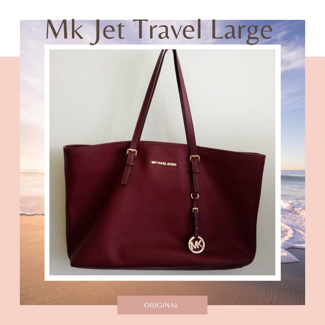 michael kors large jet set tote