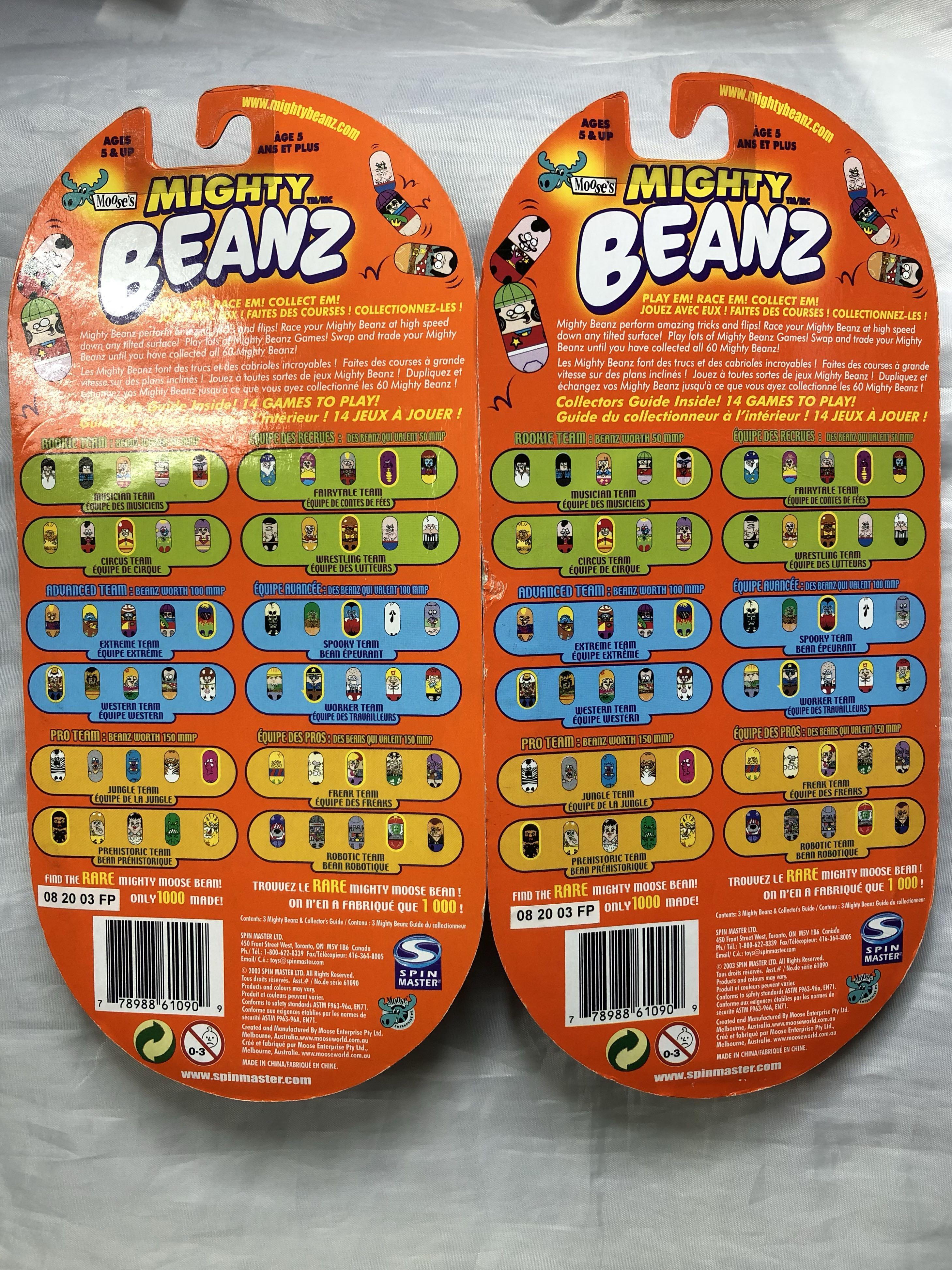 Mighty Beanz Original Series 1 2003 sealed pack (Category: Designer & Blind Box Toys) located in Manila. Submitted by number0101 (Listing ID 1029001265, Image 2). Description: If you are able to read this, that means the item is AVAILABLE ***Note: if you are located outside the Philippines, Be advised shipping is VERY EXPENSIVE (example USD$100.00 via UPS to the USA). Take that into consideration. It would be if you can arrange your own shipping 