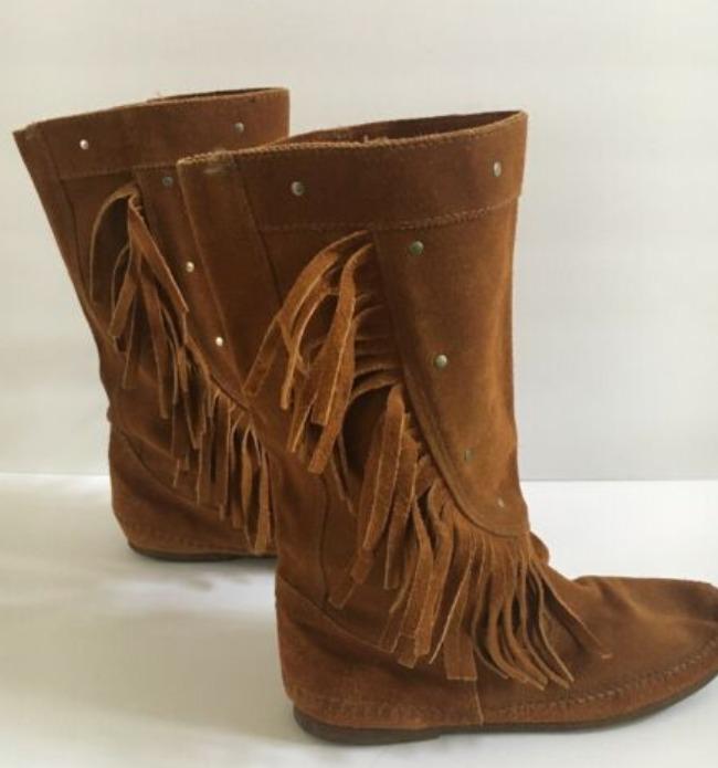 vintage moccasin boots