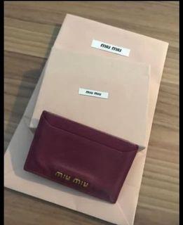 Miu Miu  card holder