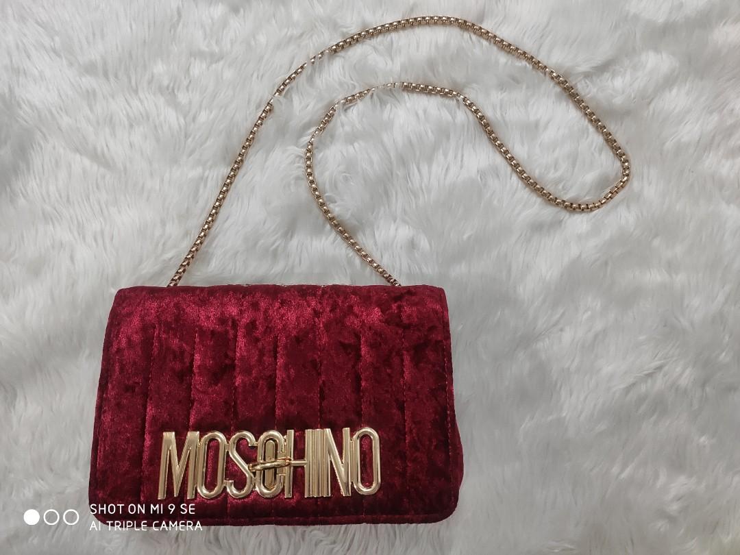 MOSCHINO Velvet Bag