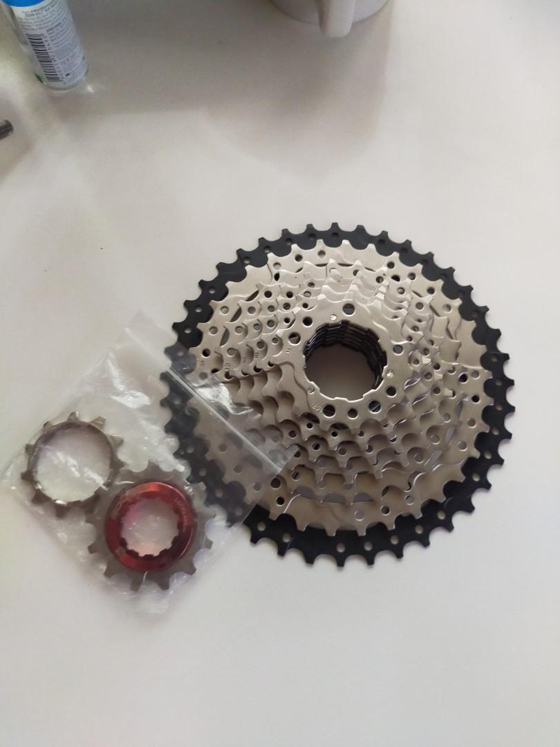 Mountain Bike Cogs Cassette 9 Speed 1140T, Sports Equipment, Bicycles