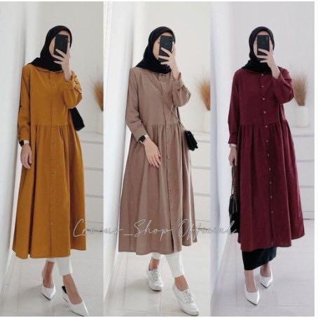 tunic dress muslimah