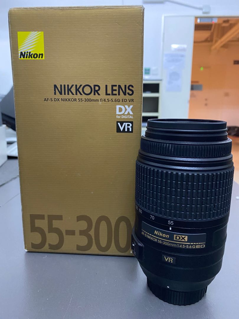 AF-S DX NIKKOR 55-300mm f/4.5-5.6G ED VR, 攝影器材, 鏡頭及裝備