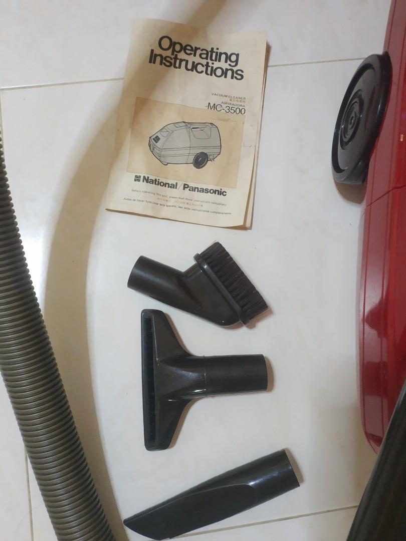 National Vacuum Cleaner MC3500 1000w, TV & Home Appliances, Vacuum