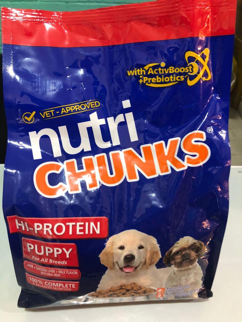 Nutri Chunks High Protein Puppy Pets Supplies Pet Food On Carousell