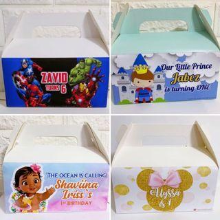 Personalised goodie bag / party bag - Moana | Minnie | Avenger