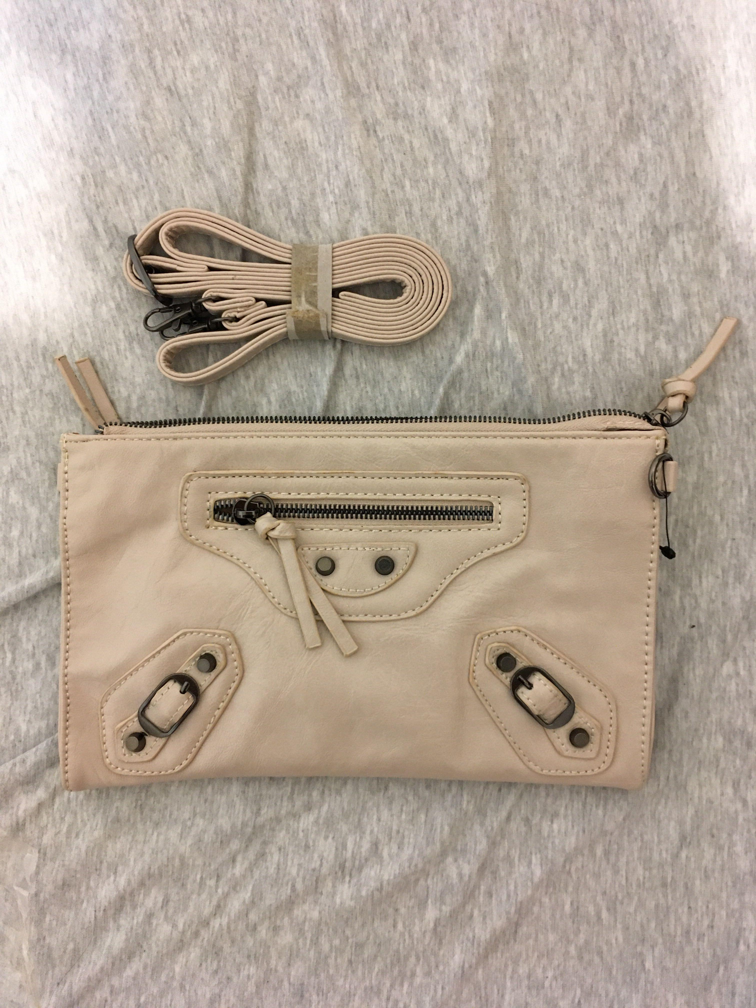 light pink purse
